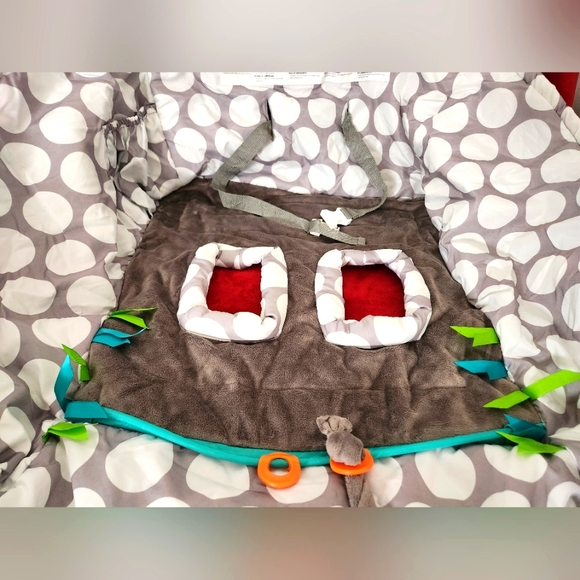 GUC Boppy Preferred Shopping Cart Cover - Gray Dots - Picture 14 of 16